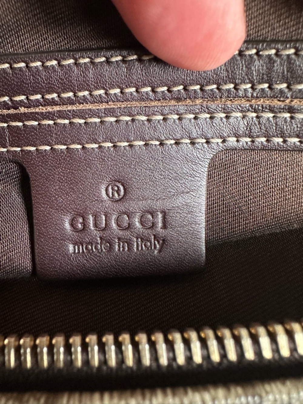 Gucci GG Supreme Coated Canvas Messenger Bag / Crossbody – Authentic – EUC - Picture 4 of 16